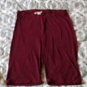 Burgundy Shorts